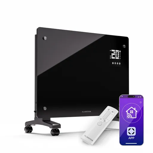 Klarstein Bornholm Smart 1500, konvektor, 1500W, WiFi, LED, IP24