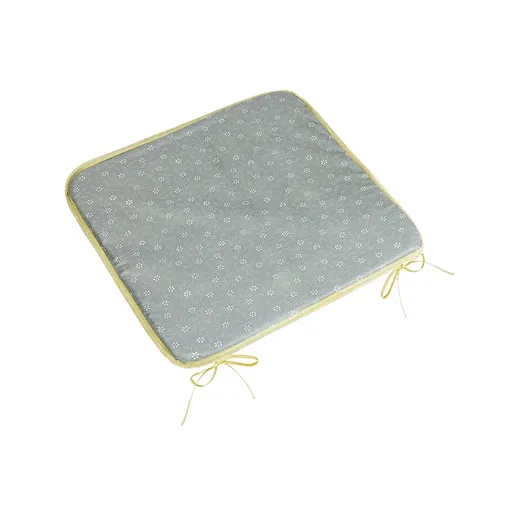 Bellatex Sedák Adéla hladký Pnoucí kvítek šedá, 40 x 40 cm