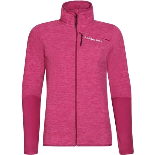 ALPINE PRO ORFHANA Dámská mikina, růžová, velikost