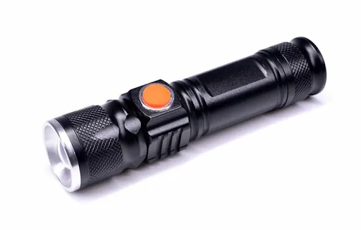 Solight LED nabíjecí kapesní svítilna, 200lm, 3W, zoom, Li-Ion WN31