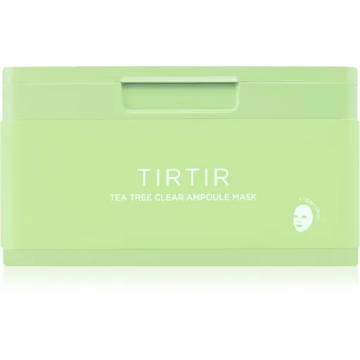 TIRTIR Ampoule Mask Tea Tree Clear zklidňující plátýnková maska pro problematickou pleť 30 ks
