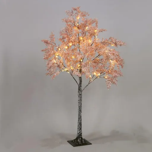 ACA Lighting zasněžený stromeček 60 WW LED 220-240V IP44 120cm stojan 17x17cm 3m napájecí kabel X1060145