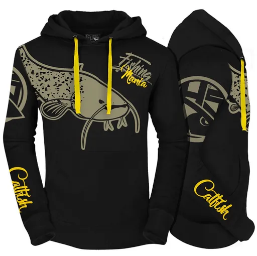 Hotspot Design Rybářská Mikina Fishing Mania Catfishing - XXL,Hotspot Design Rybářská Mikina Fishing Mania Catfishing - XXL