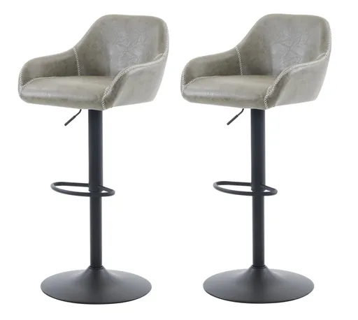 Sada barových židlí B-716 GREY3, 2 ks