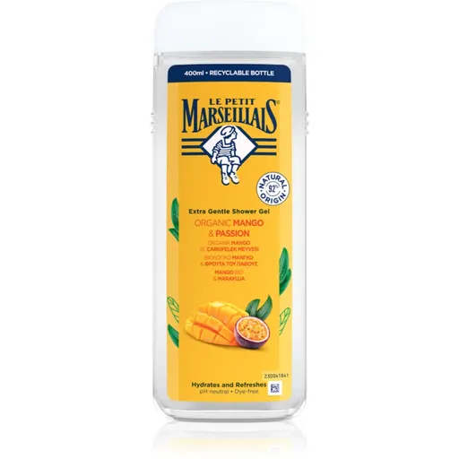 Le Petit Marseillais Bio Mango & Marakuja jemný sprchový gel 400 ml