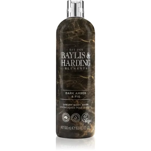 Baylis & Harding Elements Dark Amber & Fig luxusní sprchový gel 500 ml