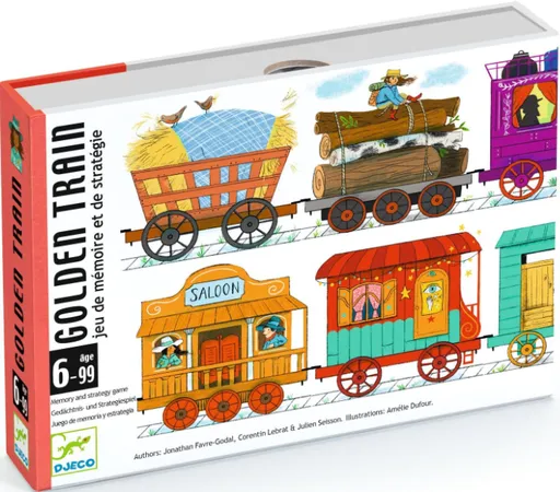 DJECO Karetní hra Golden Train
