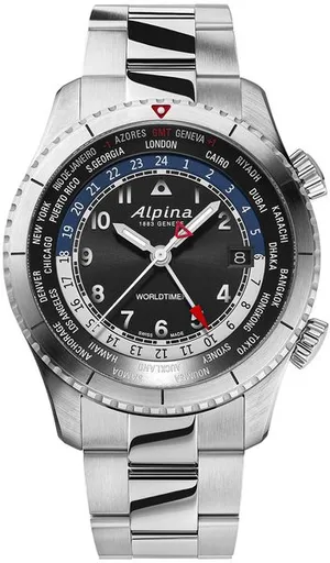 Alpina Startimer Pilot Quartz Worldtimer AL-255B4S26B