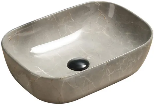 MEXEN Rita umyvadlo na desku 45x32 cm béžová kámen 21084597