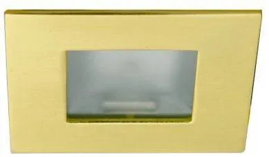 Čtvercové zlaté saténové svítidlo na schodiště G4 MS-04