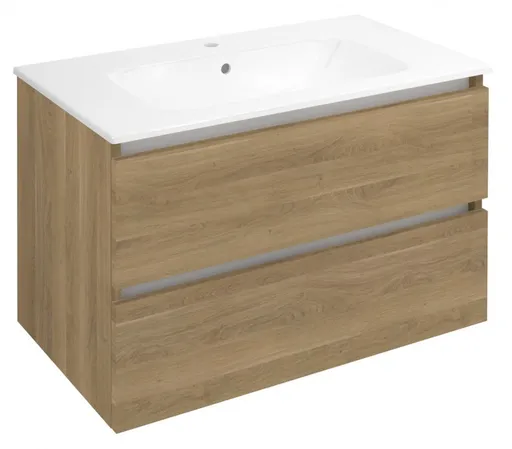 SAPHO EZARA umyvadlová skříňka 79,8x52x46cm, dub cuneo EZ801-2525