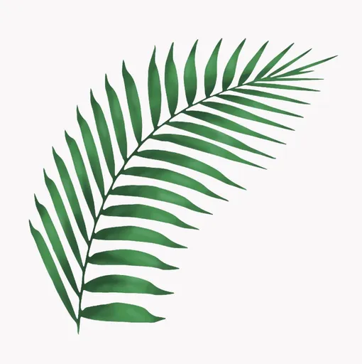 Balení bílých papírových ubrousků s listem -20 ks - 13*3*13 cm J-Line by Jolipa