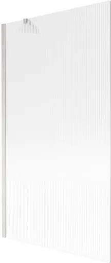 MEXEN/S Next vanová zástěna FIX 100 x 150, proužky, nikl kartáčovaná 895-100-000-00-09-97