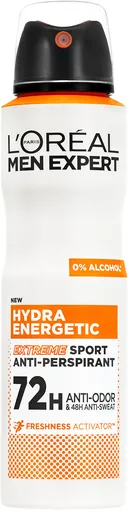 L'Oréal Paris Antiperspirant ve spreji Men Expert Hydra Energetic (Extreme Sport Anti-Perspirant) 150 ml