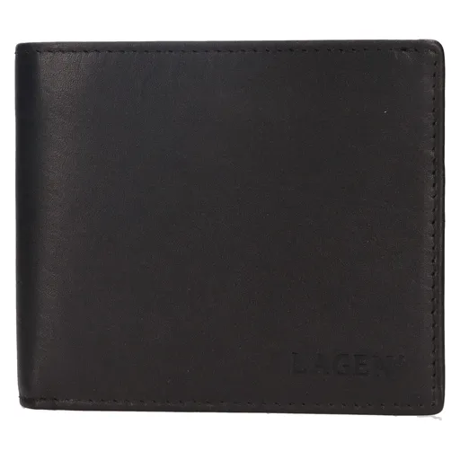 Pánská kožená peněženka Lagen Clovis - černá