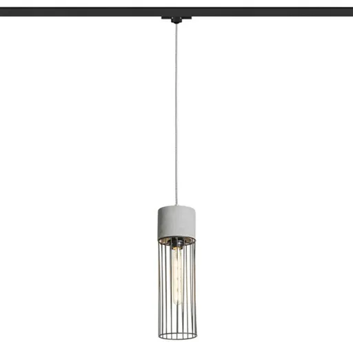 RED - DESIGN RENDL RENDL BURTON pro tříokr. lištu beton/černá 230V E27 42W R13816