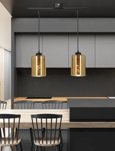 Cox přesahující 2x60W e27 zlatá