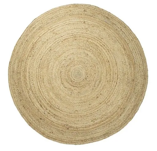 Přírodní kulatý jutový koberec Fabre - Ø120*1cm Mars & More