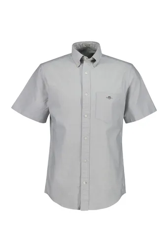 KOŠILE GANT REG CLASSIC OXFORD SS SHIRT LIGHT PUTTY