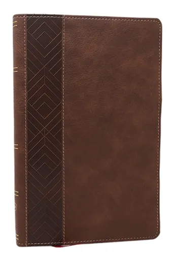 NKJV, Personal Size New Testament, Brown Leathersoft, Red Letter, Comfort Print - Thomas Nelson