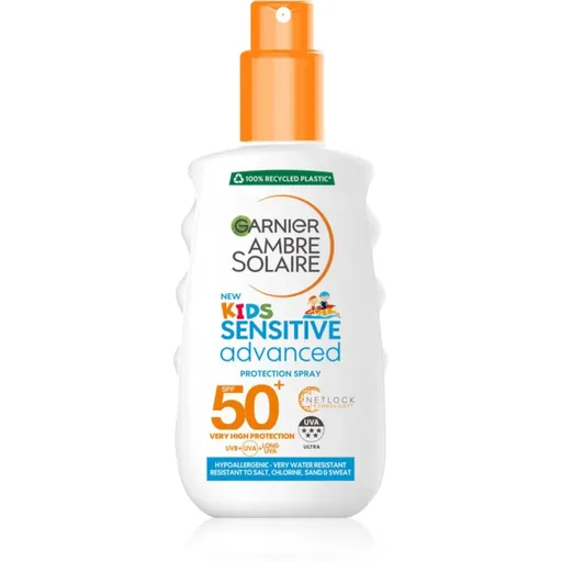 Garnier Ambre Solaire Advanced Sensitive Kids opalovací mléko ve spreji SPF 50+ 150 ml