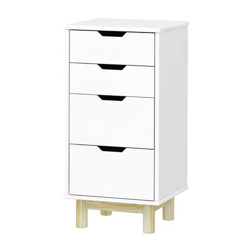 Komoda 2+2 zásuvky BONITO 2 bílý lak