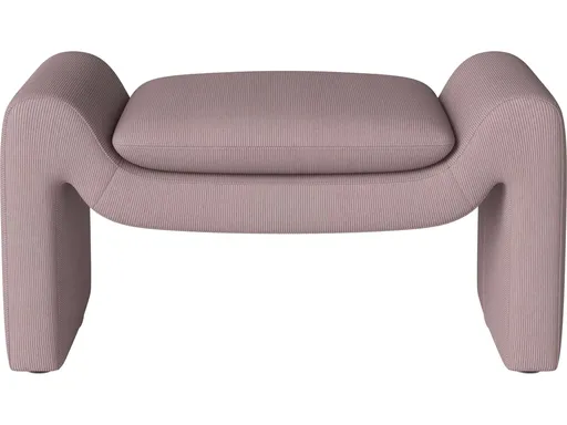 Podnožka Mielo, více variant - Bolia Varianta: Linea - Velvet & corduroy, Rosa