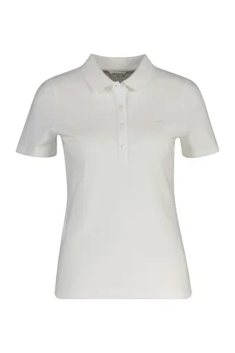 POLOKOŠILE GANT SLIM SHIELD SS PIQUE POLO WHITE
