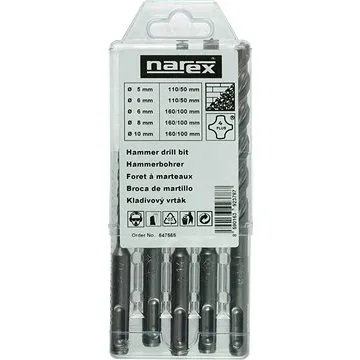 NAREX Sada vrtáků 4 PLUS do betonu 5dílná (647565)