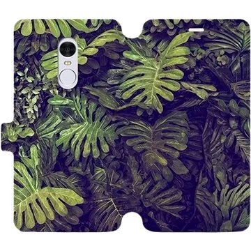 Flipové pouzdro na mobil Xiaomi Redmi Note 4 Global - V136P Zelená stěna z listů (5903226138678)