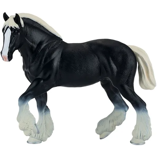 Mojo Kůň Clydesdale černý figurka