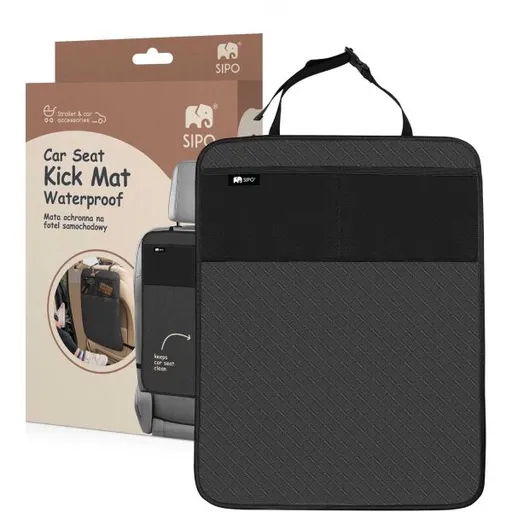 Sipo SEAT PROTECTION Ochrana na sedadlo-opěrku vozidla/kapsář, černá, velikost