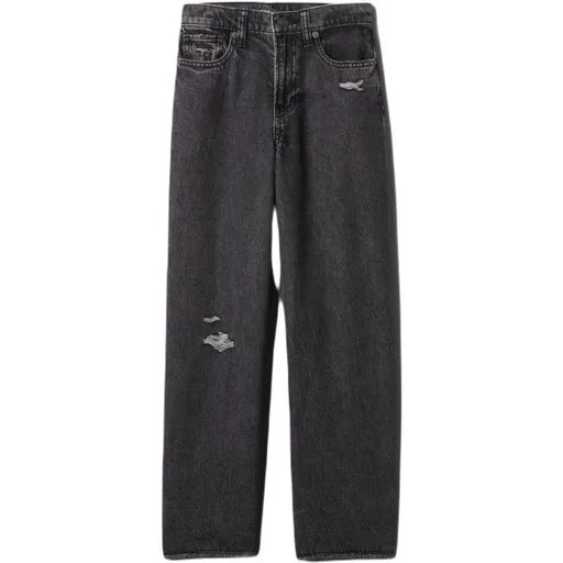GAP LOW STRIDE Dívčí džíny, černá, velikost 8Y