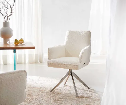 Otočná židle Heira-Flex s područkami křížová podnož široká