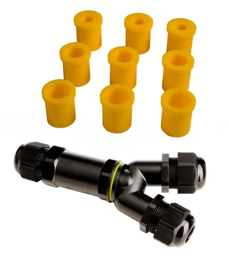 Light Impressions Deko-Light Outdoor Multi Y-spojka pro 3 kabel 4-14 mm, 3 Adern 0.5-4 mm, max. 450V AC/24A  930573