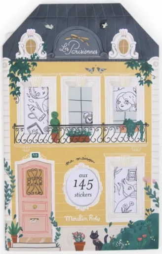 Knížka se samolepkami Žlutý dům