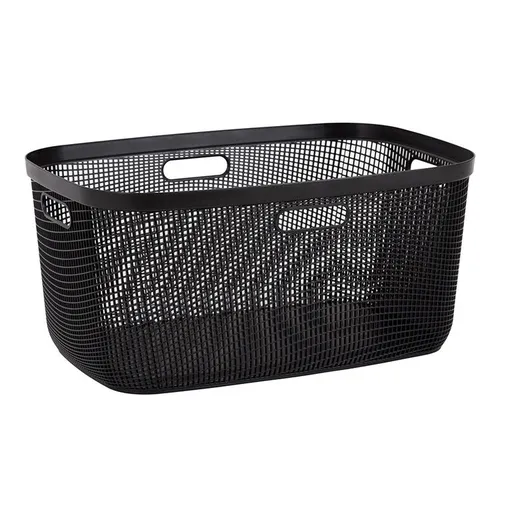Koš na čisté prádlo MY MESH antracit, 45 l