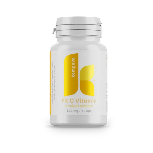 KOMPAVA Fit C Vitamín 500 mg/60 kps