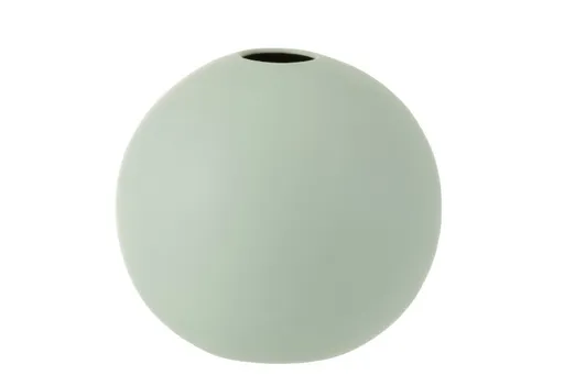 Světle zelená keramická váza MINT L - 25*25*23,5 cm J-Line by Jolipa