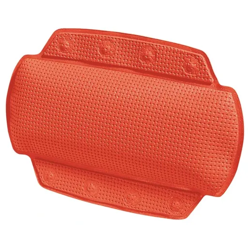 Spirella Polštář do vany ALASKA, červená, 32 x 23 cm