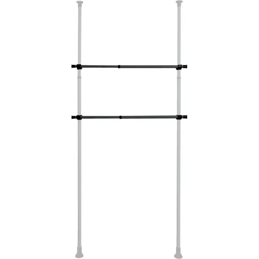 Wenko Sada 2 teleskopických horizontálních tyčí Herkules, černá