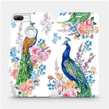 Flipové pouzdro na mobil Honor 9 Lite - MX08S Pávi (5903516026555)