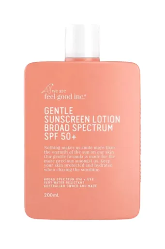 We are feel good inc. Gentle sunscreen lotion SPF 50+ 200 ml
