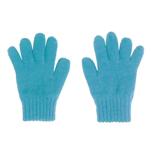 Bontis Dětské pletené rukavice 2-4 roky - Tyrkysová | 2-4 let