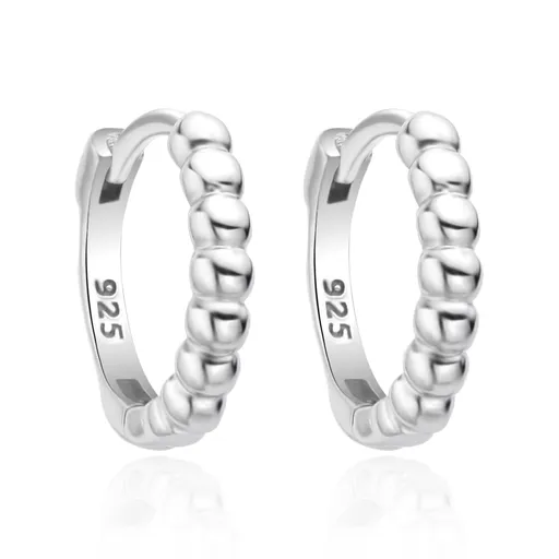 Agato Půvabné kruhové náušnice ze stříbra AGT-E249K