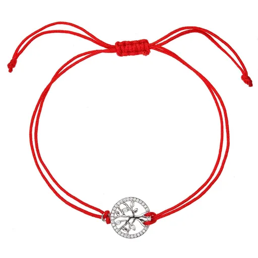 Evolution Group - Pavona Červený kabala náramek se stromem života 13021.3