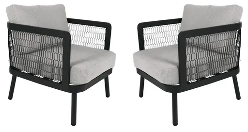 Zahradní křeslo 2 ks EDINBURGH DUO Rojaplast