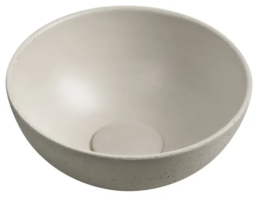 SAPHO MINOR betonové umývátko na desku, Ø 26cm, písková mat MR26014