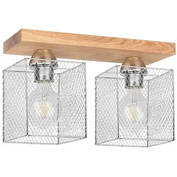 Stropní svítidlo NORMAN WOOD 2xE27/25W/230V (117319)