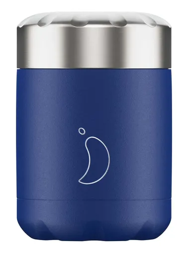 Termobox na jídlo Chilly's Bottles - matná modrá 300ML, edice Original